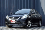 Nissan Almera 1.2E ปี 2012 สีดำ เกียร์ออโต้ จองฟรีไม่มีค่าใช้จ่าย ออกรถใช้เงิน ๑ บาท